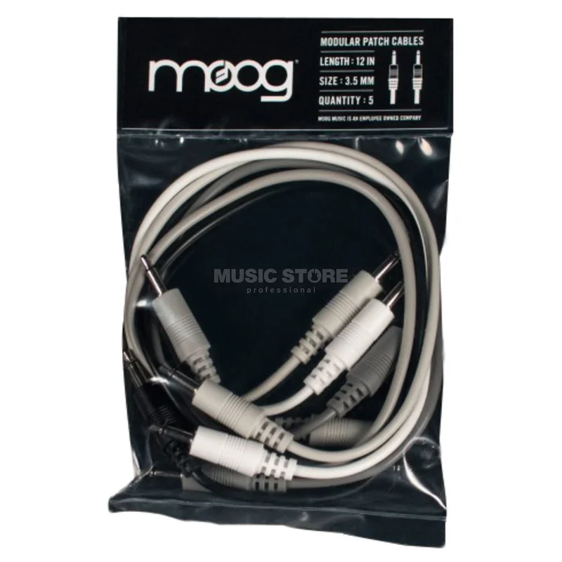 Moog Mother Patch Cable 5 Pack 30cm