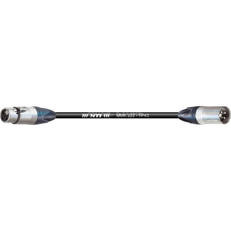 MTI MTM FMX3-TP43 Microphone Cable XLR, Neutrik, Black, 7.0m