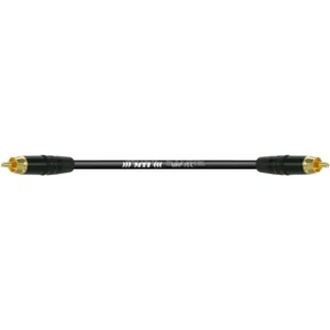 MUSIC STORE MTD 0,5 CCSG2 Coax-Digi Cable Cinch Plug, 75 ohm, 0,5m