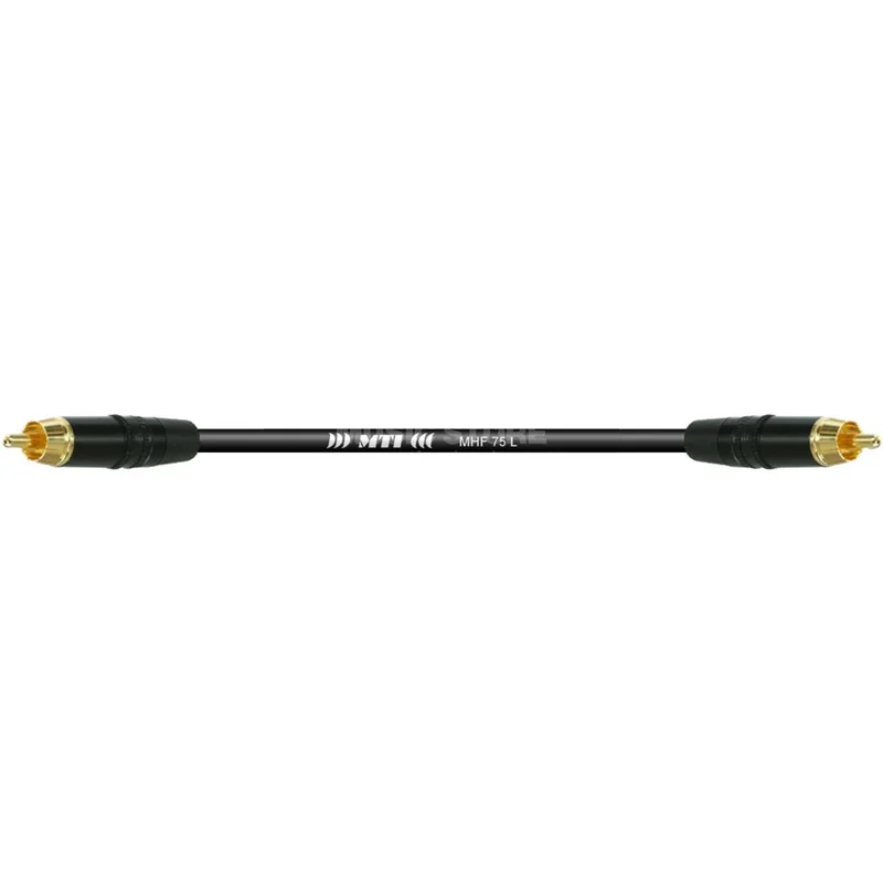 MUSIC STORE MTD 0,5 CCSG2 Coax-Digi Cable Cinch Plug, 75 ohm, 0,5m