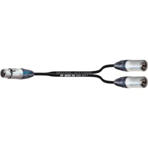 MUSIC STORE XLR/f 5-pole to 2x – XLR/m 30 cm SplitCable, Neutrik