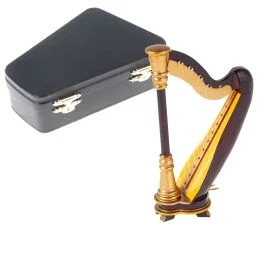 Miniatura Agifty Arpa 12cm con custodia