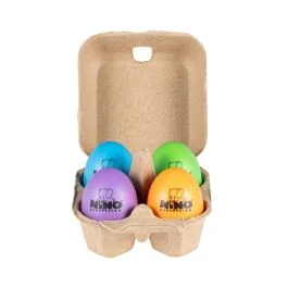 Set uova shakers NINO 4 uova vari colori NINOSET21