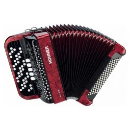 Hohner nova iii 96 red, c-stepped