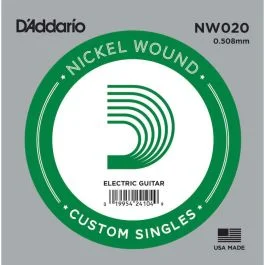 Corda Elettrica D`Addario NW020 nickel wound