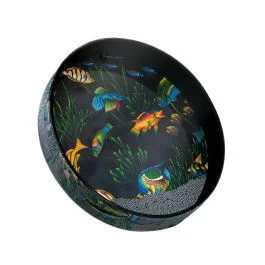 Remo ET0212-10 16″ Ocean Drum pelle preintonata Fish Graphic