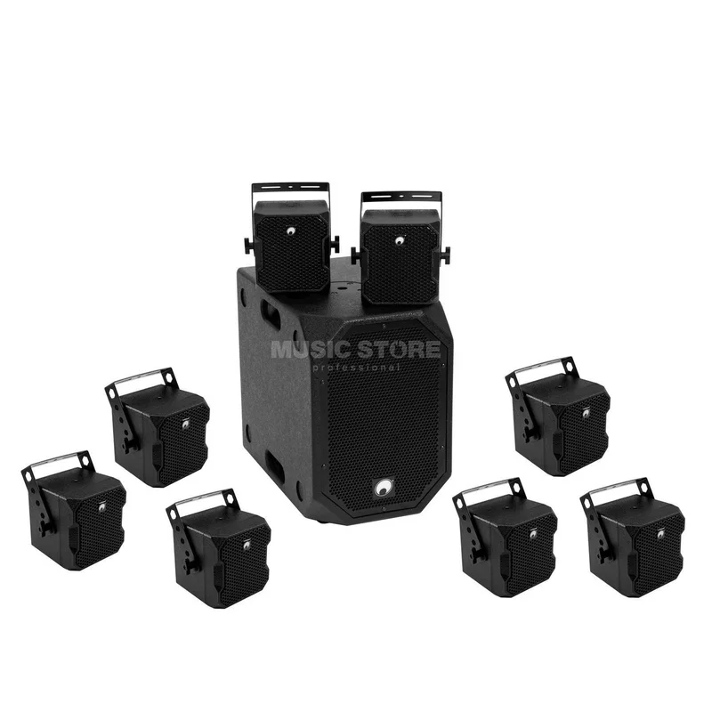 Omnitronic BOB-10A sw + 8x BOB-4 sw