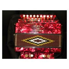 Soundsation organetto 2 bassi sac1202c-rd red rosso in do