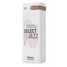 Ance Sax Baritono Organic Select Jazz Unfiled By D’Addario n.3 Soft 5p