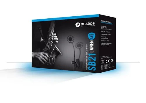 PRODIPE SB21 Lanen Sax & Brass MICROFONO CLIP PER SAX SASSOFONO FIATI SB-21