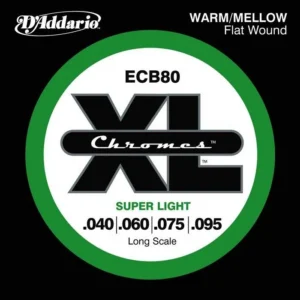 D’Addario ECB80 Chromes Flat Wound