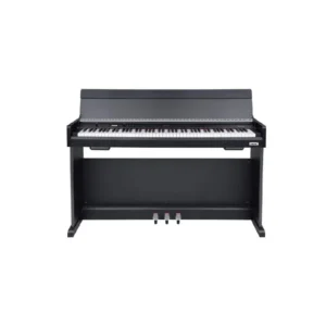 NUX NCK-330 BK Piano digitale con cabinet tastiera pesata a triplo sensore – nero