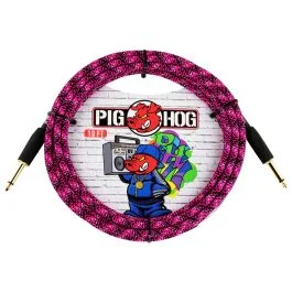 Cavo jack/jack 3 mt Pig Hog Pink Graffiti | Cavalli Musica