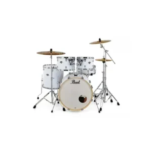 Pearl EXX725SBR/C735 Export Fusion Satin White con Piatti Sabian SBR