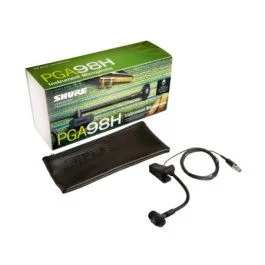 Shure pga98h-tqg microfono fiati condensatore cardioide a clip ta4f