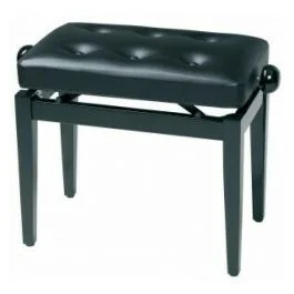 Gewa piano panca nera ecopelle 130300