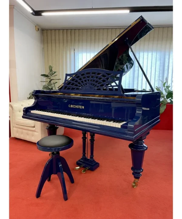 PIANOFORTE A MEZZA CODA C. BECHSTEIN MOD. B BLU NOTTE LUCIDO
