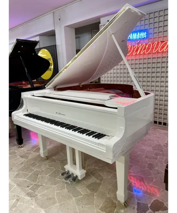 PIANOFORTE A MEZZA CODA W. GOTZMANN MOD.V-H160 BIANCO