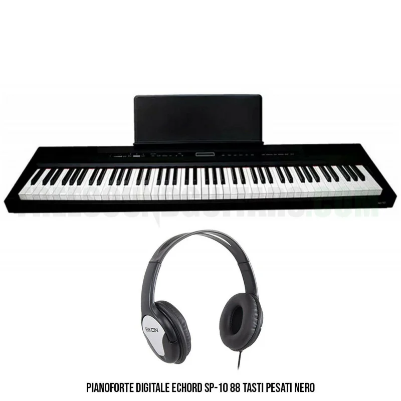 Echord SP-10 pianoforte digitale + Cuffie