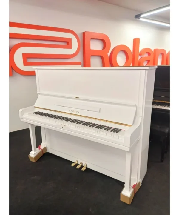 PIANOFORTE VERTICALE YAMAHA MOD. U3H BIANCO LUCIDO