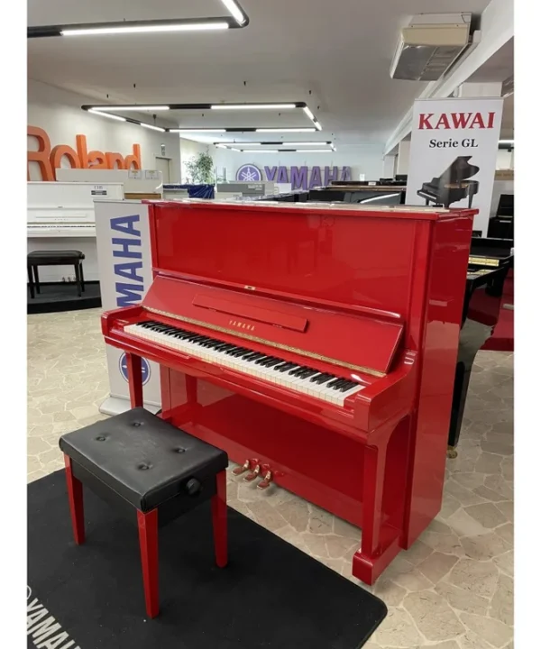 PIANOFORTE VERTICALE YAMAHA U3H ROSSO