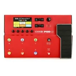 Line6 pod go limited edition red
