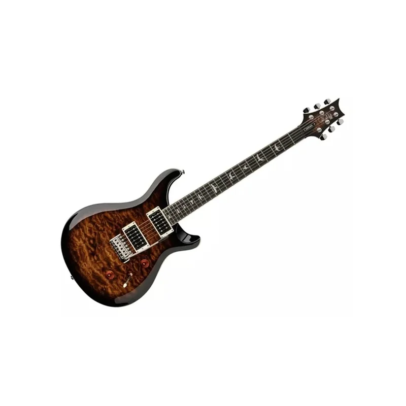 PRS SE Custom 24 Quilt Black Gold Burst