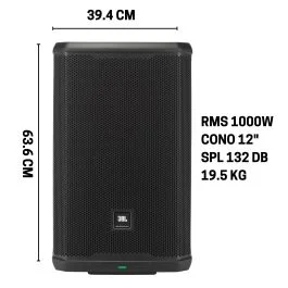 JBL PRX912 1000W 12″ – Diffusore Attivo Professionale | Cavallimusica