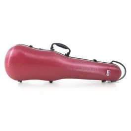 Custodia per violino sagomata GEWA PURE in policarbonato 1.8 rossa