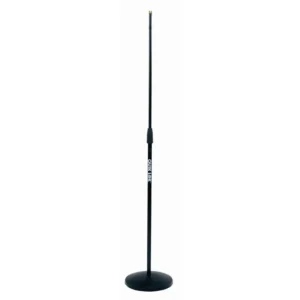 QUIKLOK A399BK Asta Microfonica diritta con base rotonda A/399-BK