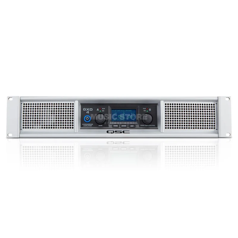 QSC GXD4 DSP Amplifier 2×600 Watt/4Ohm