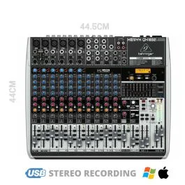 Behringer Xenyx QX1832USB – Mixer 22 Ingressi USB Effetti Klark Teknik | Cavallimusica
