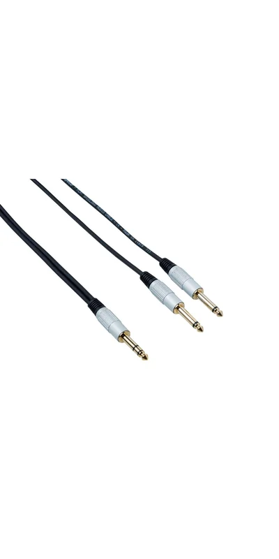 BESPECO RCY300 CAVO JACK 6,3 STEREO/ 2 JACK 6,3 MONO LUNGHEZZA 3 MT RCY-300