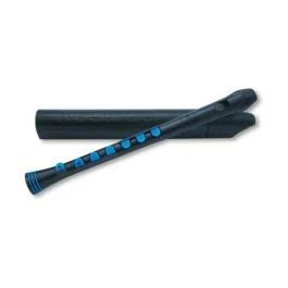 Nuvo recorder+ black/blue with hard case baroque fing.