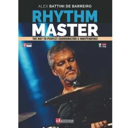 Rhythm Master – Libro Batteria Alex De Barreiro Battini | Cavalli Musica