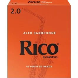 D’Addario Rico RJA1020 Ance Sax Alto n.2 Arancio scatola10pz
