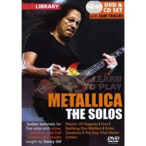 Roadrock International Lick Library – Metallica The Solos, DVD and CD