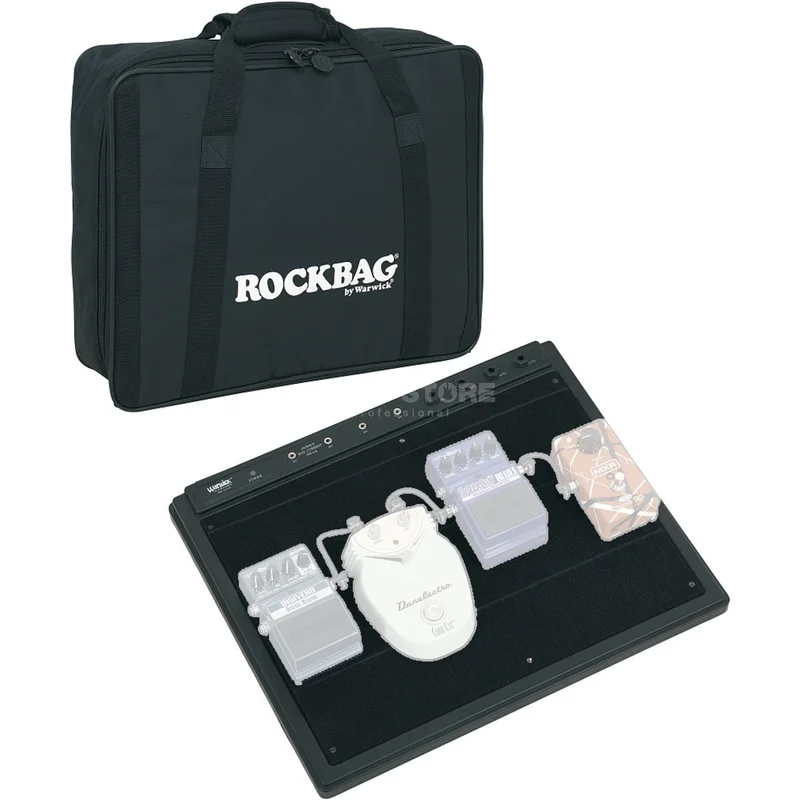 Rockbag Gigboard Small, incl. Bag for 4-5 Floor Effects, Pow.Sup