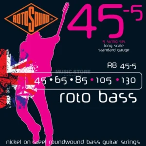 ROTOSOUND RB45-5 MUTA CORDE PER BASSO 5 CORDE .45, .65, .85, .105, .130 RB455