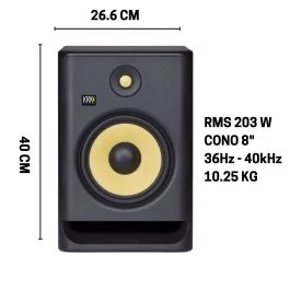 KRK ROKIT RP8 G4 8″ 203w monitor da studio nearfield da 230w
