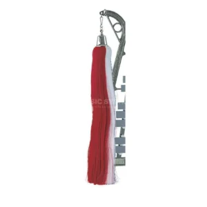 Sandner Lyra-tail red and white, chrome bells