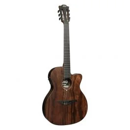 Lag sauvage-n-asce chitarra acustica nylon auditorium cutaway slim