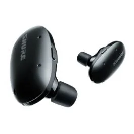 Shure sbe1dybk1-efs aonic free auricolari true wireless sound isolating neri