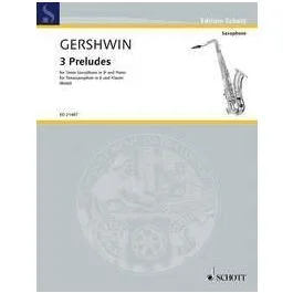 Gershwin 3 Preludes for Tenor Sax and Piano