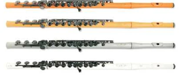 GUO FLUTE NEW VOICE FLAUTO TRAVERSO IN DO PROFESSIONALE IN PLASTICA VARI COLORI DISCENTE AL SI
