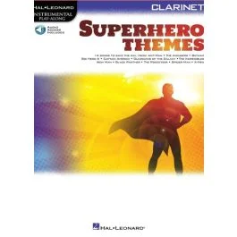 Superheroes themes Clarinetto libro e audio online