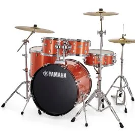 Batteria Yamaha Rydeen Standard 22″ 5pz Hardware piatti Paiste 101 Standard ORANGE GLITTER