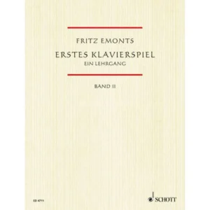 Schott Music Erstes Klavierspiel 2 Fritz Emonts