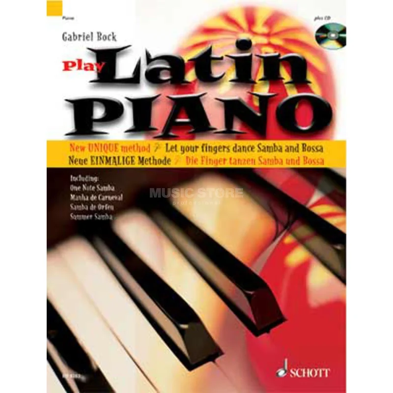 Schott Music Latin Piano Gabriel Bock, inkl. CD