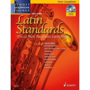 Schott Music Latin Standards – Tenor-Sax Juchem, Buch/CD